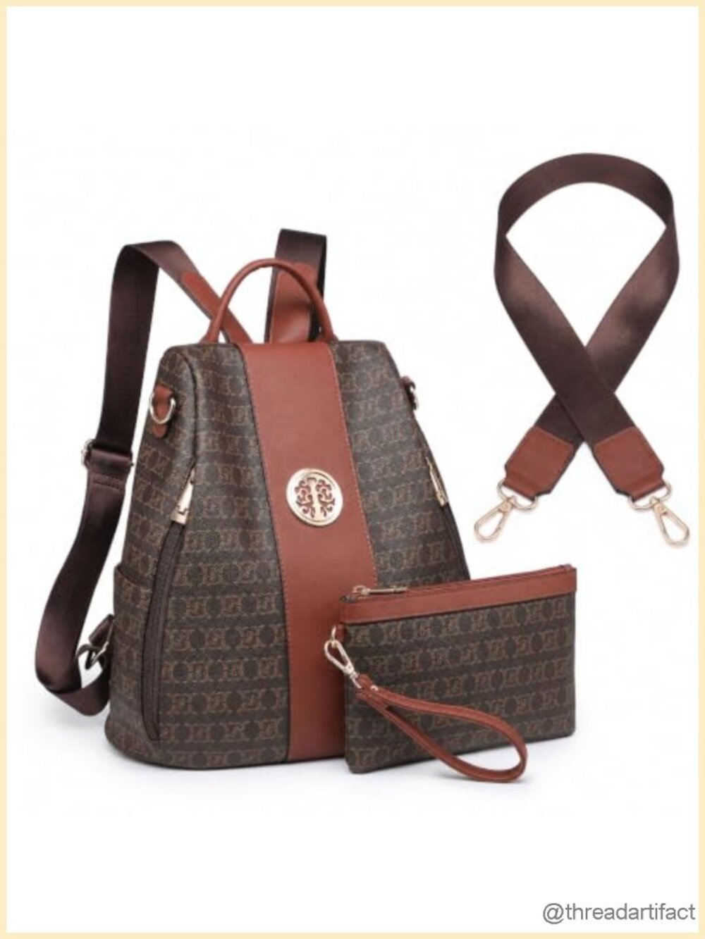 Fashion Backpack Purse Anti-Theft Rucksack Travel Shoulder Bag Handbag Faux